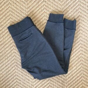 Lululemon - Classic Side Zipper Sweat Pants - Charcoal Dark Grey - S